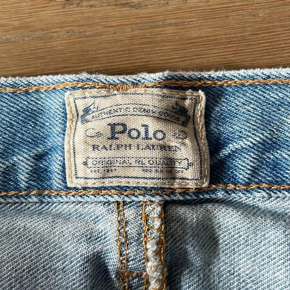 Polo Ralph Lauren Women's Light Wash Denim Slit Pencil Style Skirt Size 32 - Picture 9 of 15